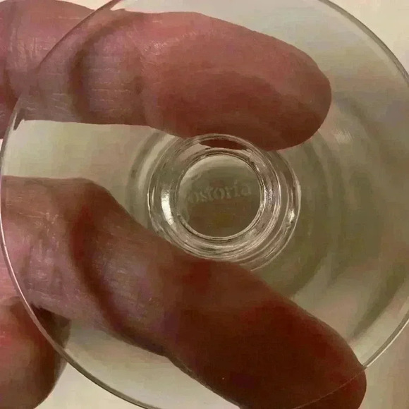 Fostoria Crystal Juice Glasses Pattern is Rose….Vintage 1950’s - Picture 9 of 9